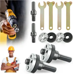 Electric Drill Angle Grinder Connecting Rod Set, 2026 New Angle Grinder Connector Set, Conversion Angle Grinding Adapter Connecting Rod Kit for Electric Drill, Metal Conversion Rod Kit (2 Set, 10 MM)