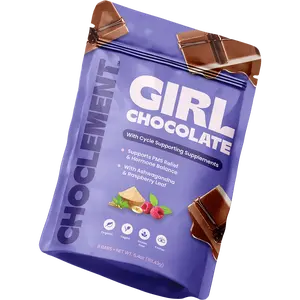 Period Relief Chocolate – Plant-Based Dairy-Free PMS Support Chocolate with Natural Supplements for Hormone Balance, PMS relief & Everyday Wellness (6.4oz)