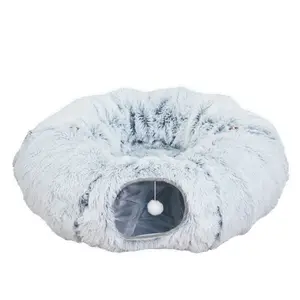 2-in-1 Plush Play and Rest Tunnel for Cats cat tunnel