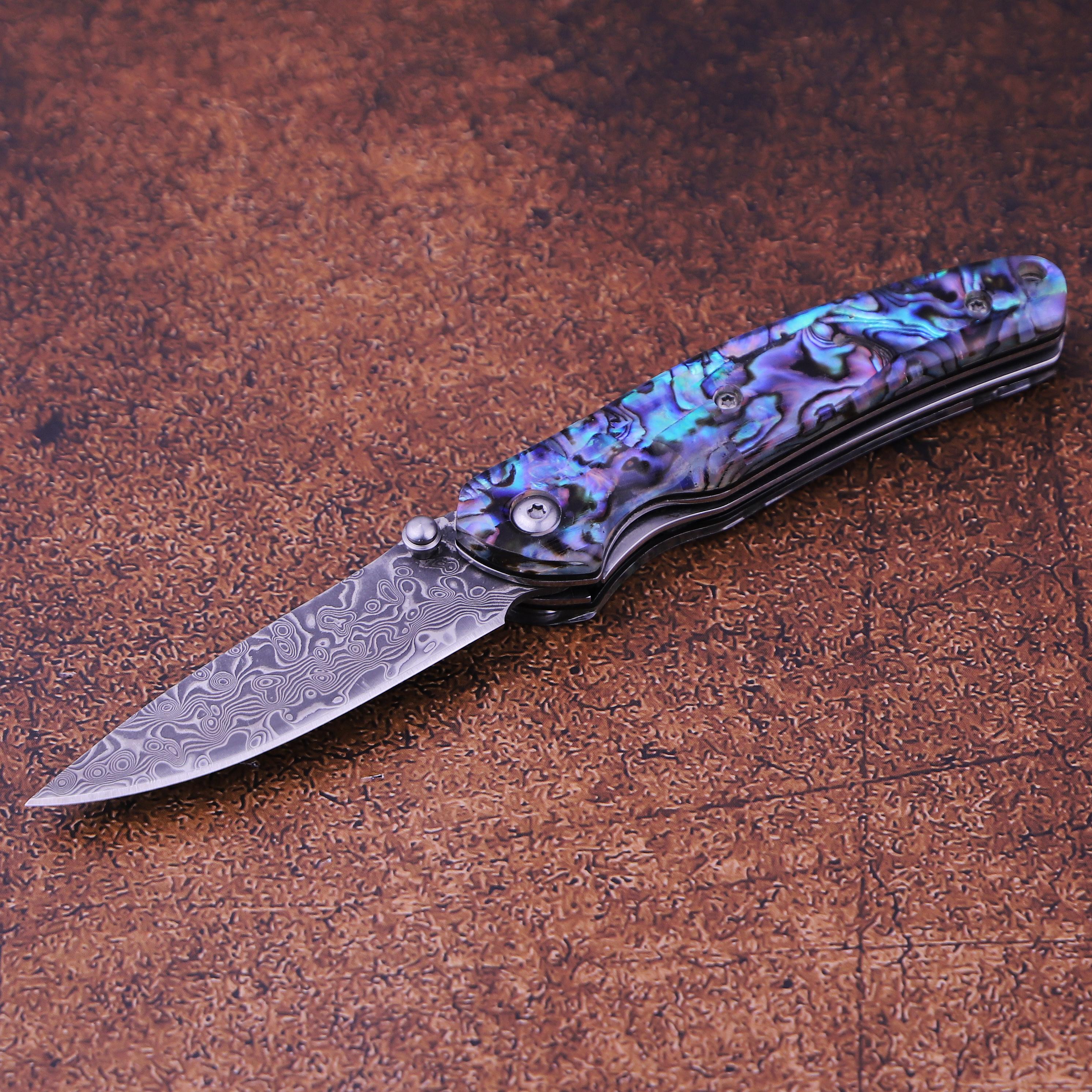 Multi-functional camping knife, comfortable non-slip handle, high hardness sharp blade, the perfect gift for men!