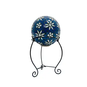 Temp-tations Outdoors Mosaic Gazing Ball With Stand
