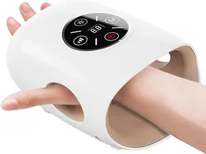 ROUYIL Cordless Hand Massager with Heat & Air Compression, Portable Electric Hand Massager for Pain Relief, Multi-Mode Finger & Palm Massage, Perfect Gift for Women & Men, Mother's Day Gift
