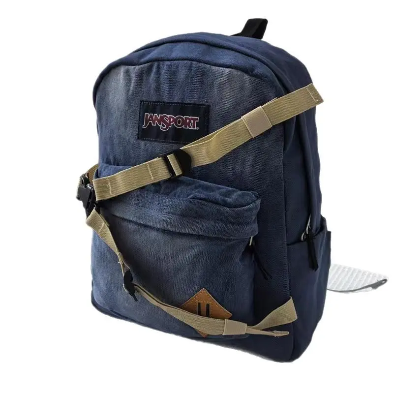 JANSPORT Backpack Extraordinary Spider-Man DenimFashion Backpack College Style Unisex Student School BagStylish Daypack