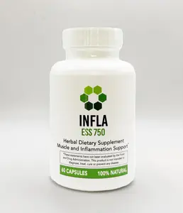 NEW Infla ESS 750 | Natural Inflammation Relief & Joint Pain Supplements, 60 Capsules
