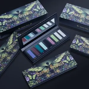 Savage Growth Pressed Pigment Palette - Due Chrome Eyeshadow Matte Blend Metallic Powder Makeup