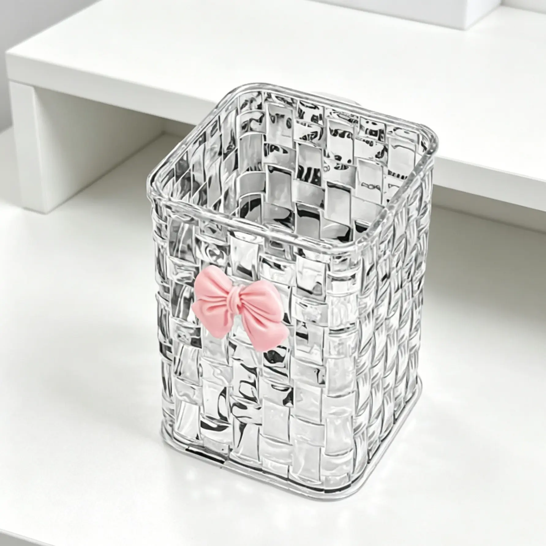 Large Capacity Transparent Acrylic Cosmetics Organizer Storage Box, Multi-Functional Desktop Organizer with Drawers, Ideal for Makeup Brushes, Lipsticks, Stationery, Beauty Organizer Box, Cosmetic Organiser