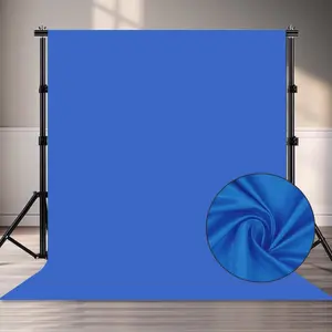 Blue Background Cloth, Multiple Sizes Available, Easy to Clean and Wash, Ideal for Video Logs, Parties, Events, Studio Photography, Creative Shots
