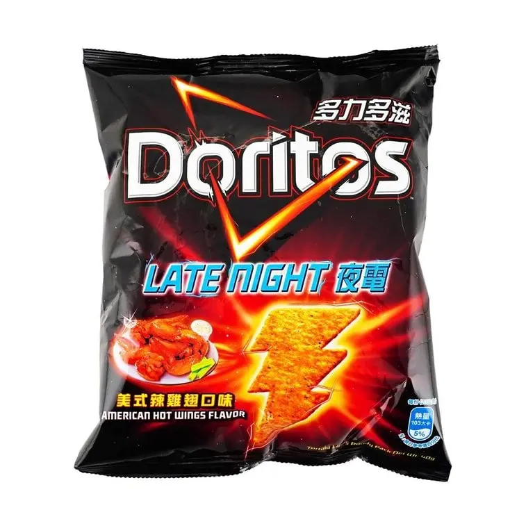 Doritos Taiwan Hot Wings Flavor Corn Chips, 40g Crisps & Puffed Snacks