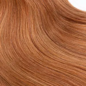 Jolie Clip ins in the color Caramel Copper