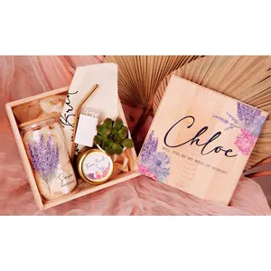 Wooden Box Personalized Gift Set