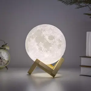 LED B & B moon lamp atmosphere bedside lamp starry sky touch pat moon lamp