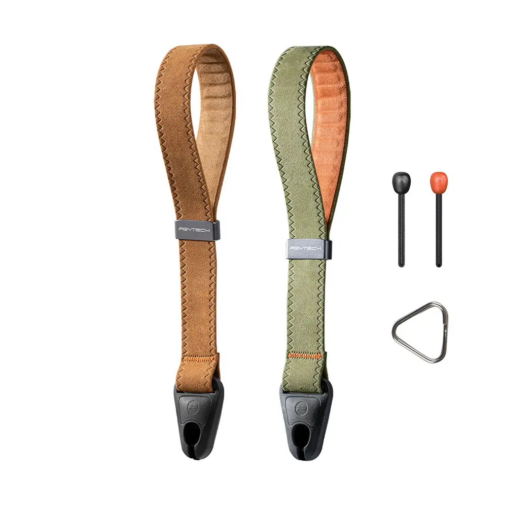 PGYTECH Photography Camera Wrist Strap - Adjustable, Quick-Release, Hidden Magnetic Clasp, 1-Handed Operation, Quick Bead, 55kg Load, Microfiber, Dyneema, Fiber-Reinforced-Nylon, Compatible with Sony, Nikon, Canon, GoPro & Other Different Brands, One-Hand