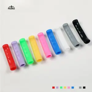 2 Pairs Silicone Anti-Slip Brake Lever Covers for Mountain, Road & Folding Bicycles, Bicycle Brake Handle Protective Sleeves, Cycling Components & Parts Accessories