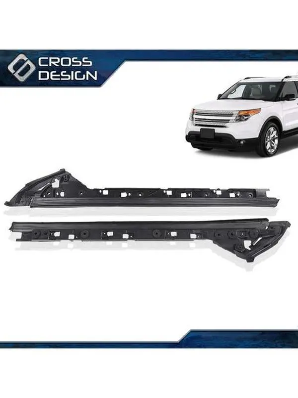 CROSSDESIGN Replacement Automotive Windshield Inner Trim Pillar Molding Pair, LH&RH, Fit for 2011-2019 Ford Explorer, Car Accessory Auto Part