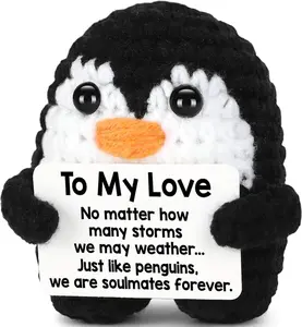 Handmade Crochet Penguin gifts best dad ever gifts office gifts for coworkers granddaughter gifts from grandmastocking stuffers for women gifts for coworkers gifts for women stocking stuffers for teen boys gifts for coworkers sister gifts step mom
