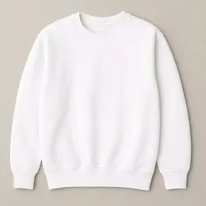 White Crewneck Sweatshirt - Soft & Cozy for Everyday Wear