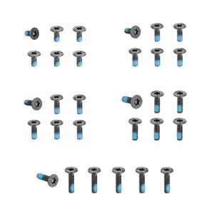 Screws Set 30Pcs for Red Dot Sight Optics and Mount Includes #4-40 in 6.35mm/7.5mm/8.5mm/9.52mm/11.11mm Length 5 Sets of Screws 6 in Each Set