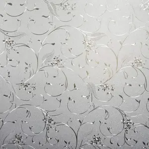 Window Privacy Film Static Cling Non-Adhesive Frosted Glass Film for Bathroom Door Decoration Privacy Covering (17.7"x 78.7")