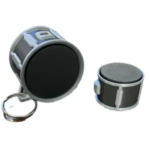 Drum Set Clickers – 3D Printed Tom & Bass Drum with Clicky Switches keychain