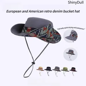 Wide-Brim Sun Hat – Unisex Outdoor Hat for Hiking, Fishing & Sun Protection