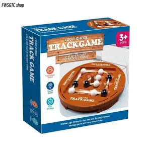 Logic Track Chess 2-Player Battle Board Game, Educational Strategy Toy for Kids' Brain Development, Interactive Tabletop Game & Ideal Birthday Gift for Boys & Girls