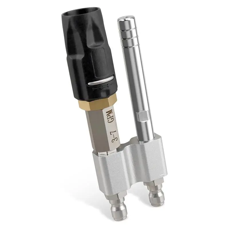 Pressure Washer M5 Twist Injection Tip Nozzle, Long Reach Soap Nozzle, Fits 1000-6000psi, Compatible with 3-7gpm Flow Rates