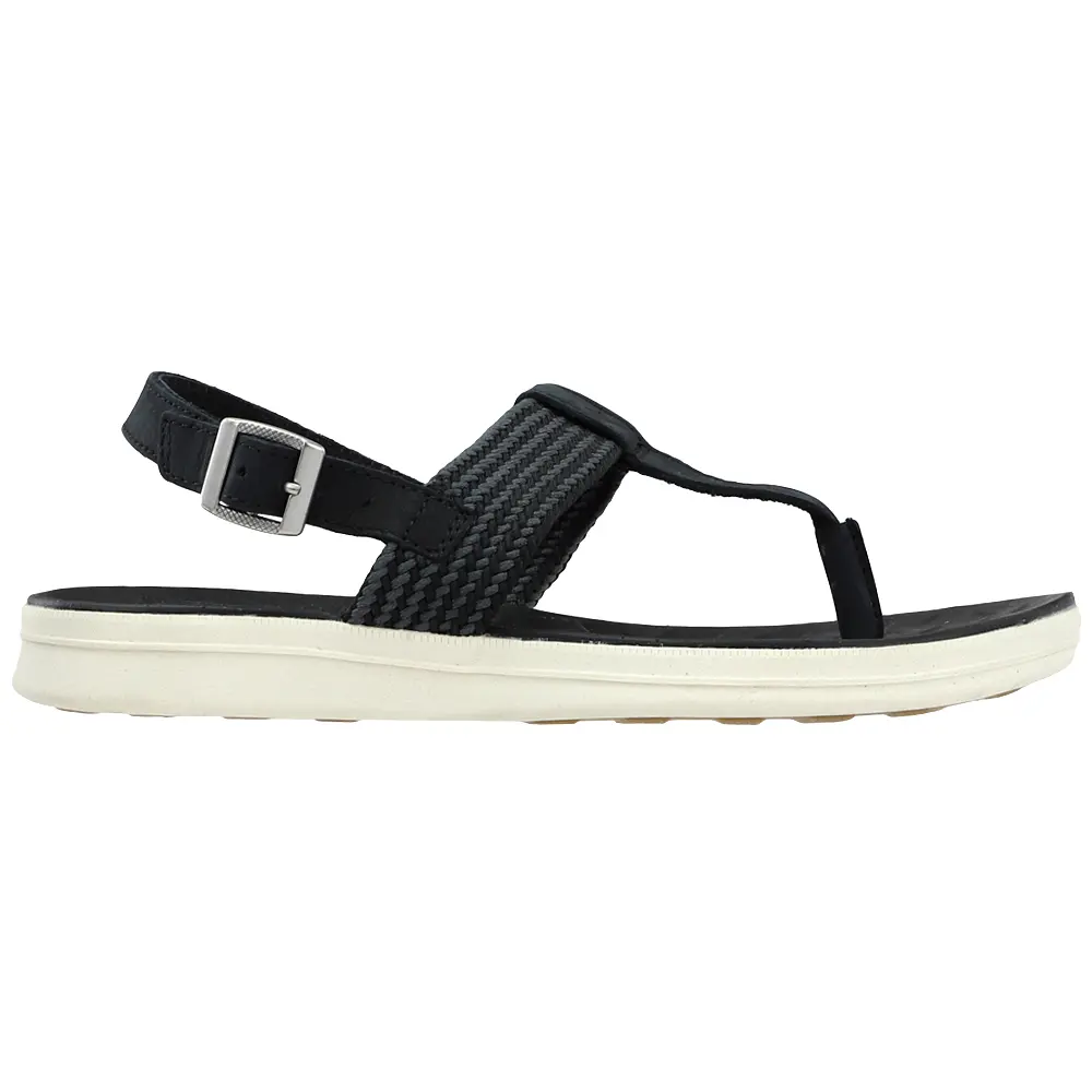 Sperry Womens Adriatic T-Strap Casual Sandals Casual Low Heel 1-2" - Black