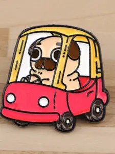 Adorable Dog Design Brooch Pin Clip, Cute Animal Pattern Accessory, Unisex Fashion Jewelry, Perfect Gift for Friends & Holidays