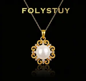 [22 mm × 32 mm bead pendant][FOLYSTUY YNK04]Bead Pendant Minimalist Unisex Fashion Pendant