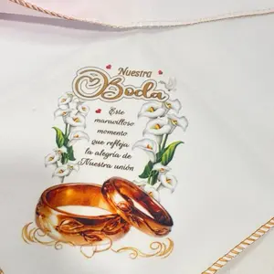 12pcs recuerdos para Boda, servilletas 12x12”