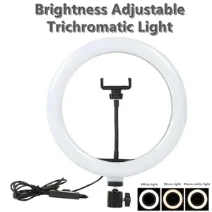 aro de Luz led de 10 con soporte USB