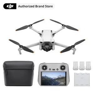DJI Mini 3 Fly More Combo, 4K Camera Drone with DJI RC, 114Mins Flight Time