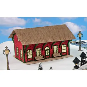 Train Depot Plastic Canvas Kit