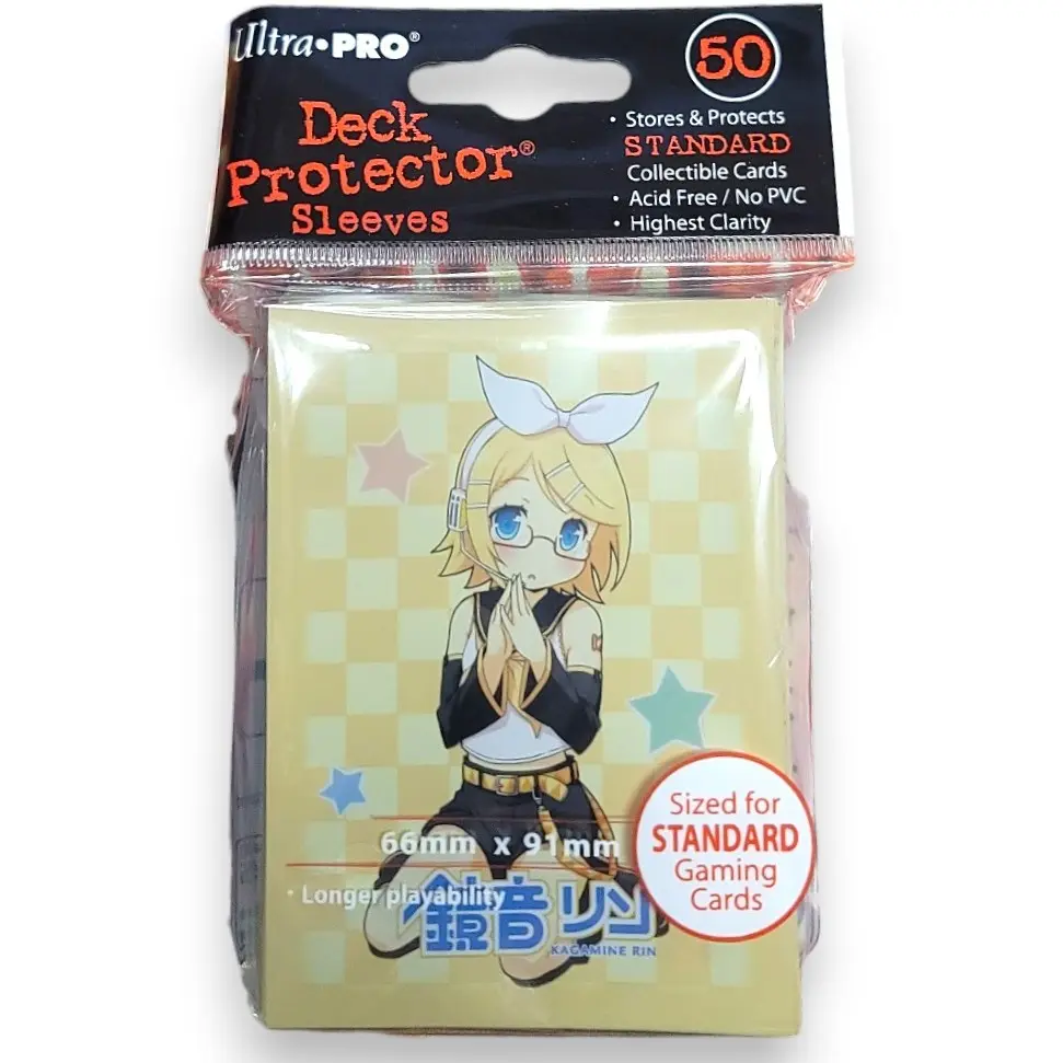 Hatsune Miku: Kagamine Rin Megane Deck Protector Sleeves - Pack of 50 - Qty 1