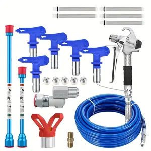 Paint Sprayer Kit, High Pressure Heavy Duty Airless Paint Sprayer Kit, Paint Sprayer Accessories for House, Wall, Fence, Boat Painting