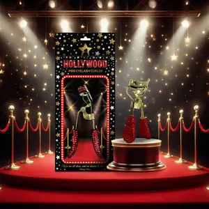 PRO Eyelash Curler with Silicone Pads and Rhinestone Handle | Ergonomic Design for All Eye Shapes