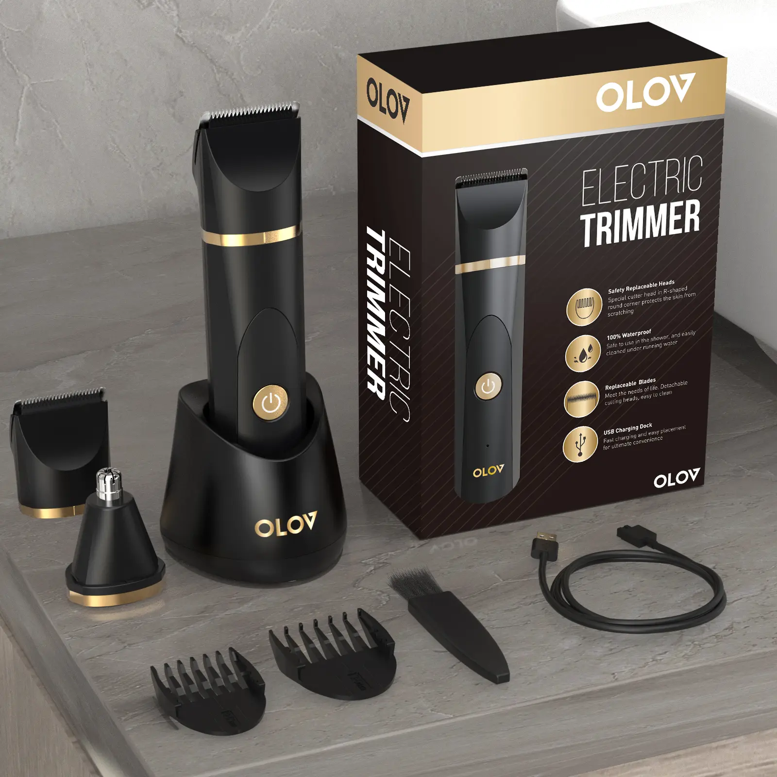 Deluxe Black (2 Pcs Blades)