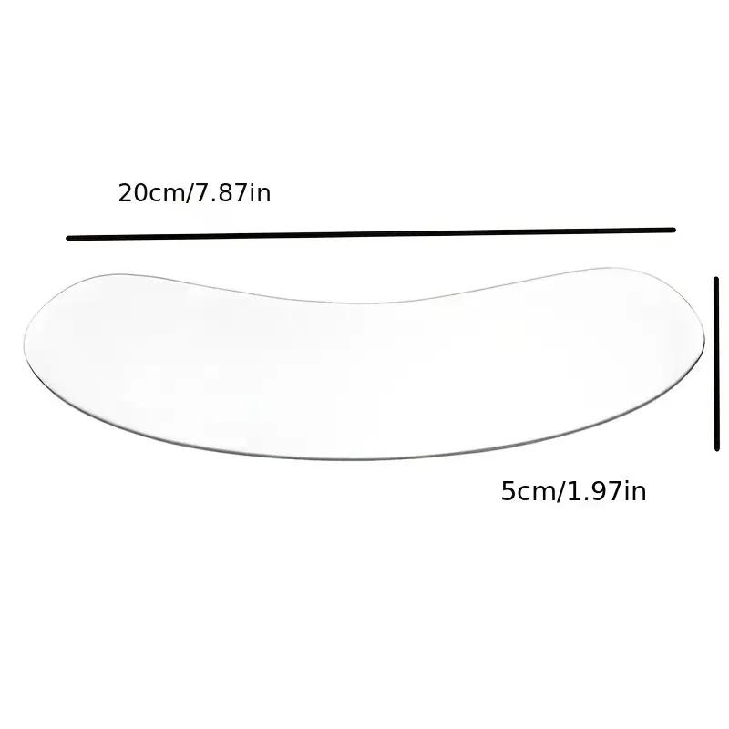 Hydrating Silicone Neck Wrinkle Patches Clear Reusable Neck Mask For Moisturizing Dry Skin Care Routine