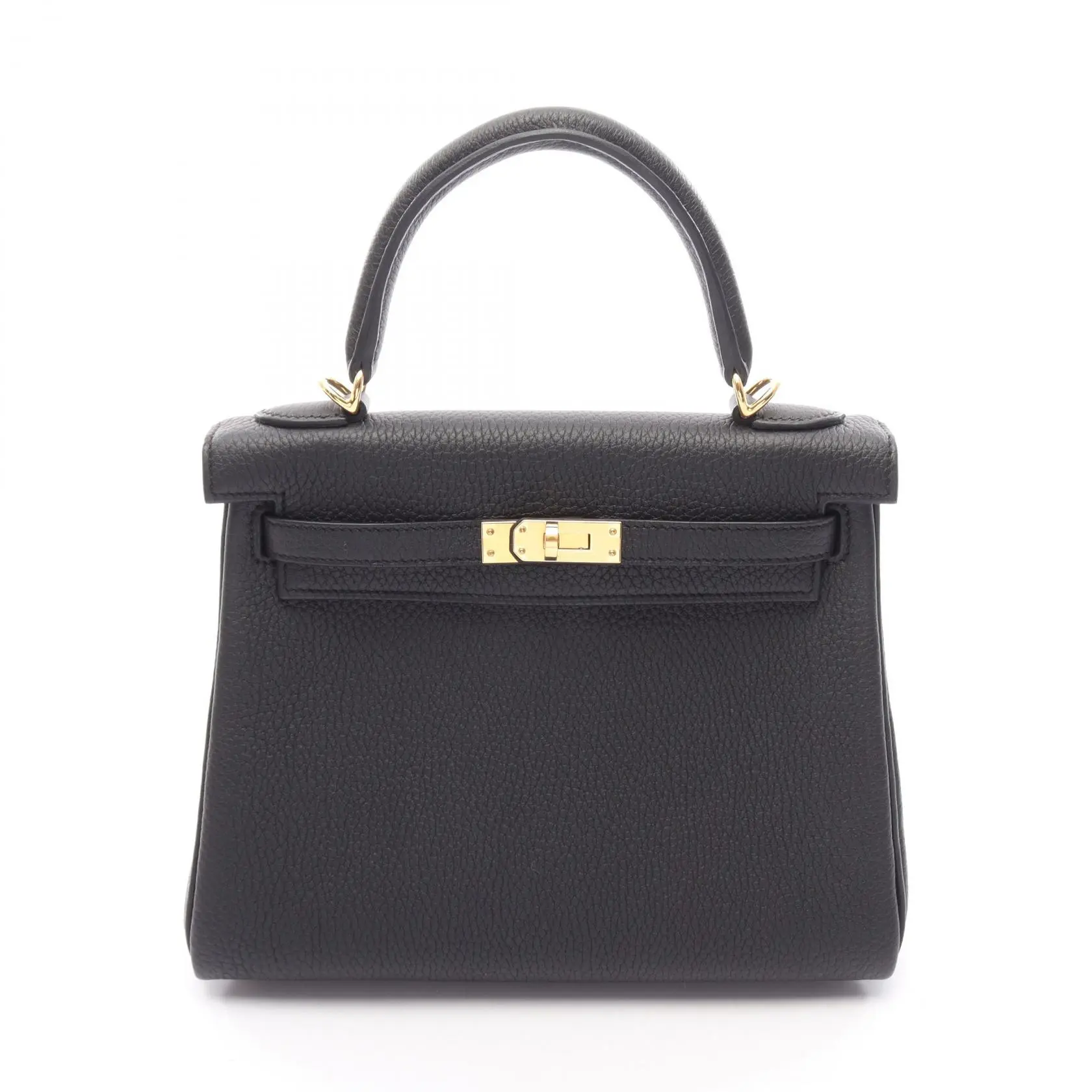 Pre-owned HERMÈS Calfskin Shoulder Bags Hermes Kelly25 Togo