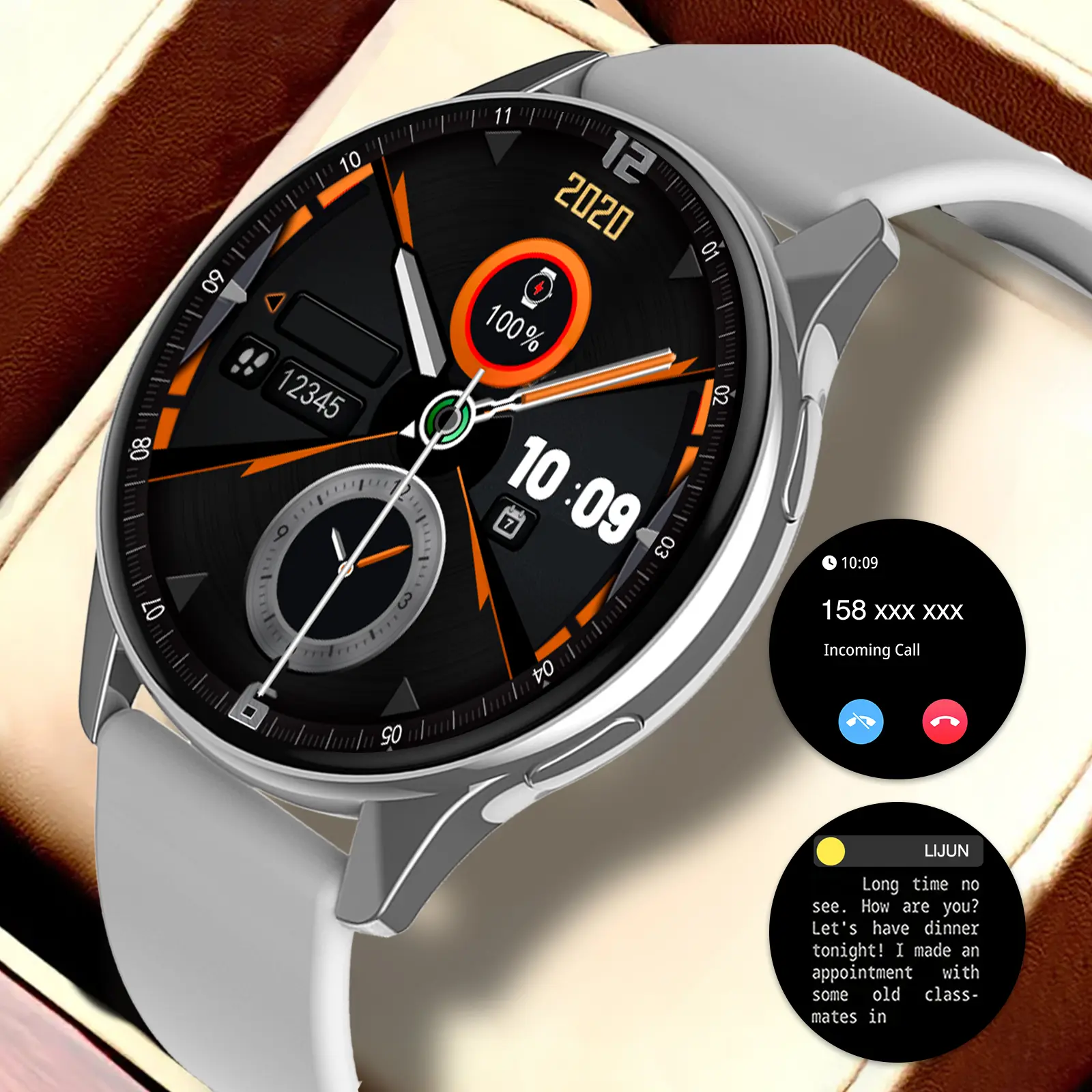 Smartwatch, Digital Smart Watches, unisex design, Health Smart Watch, notifications, weather updates, activity tracking, pedometer, full touchscreen, durable design, multiple sports modes, fitness tracking, suitable for Android and iPhone