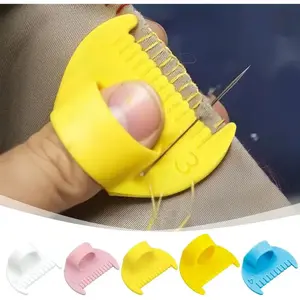 Hand Sewing Tool Set, 5-Piece Plastic Hand Sewing Kit for Beginners & Seniors, Ergonomic Design, Durable, Ideal for DIY Crafts & Home Decor, Needle Crafts Kit, Sewing Supplies Kit
