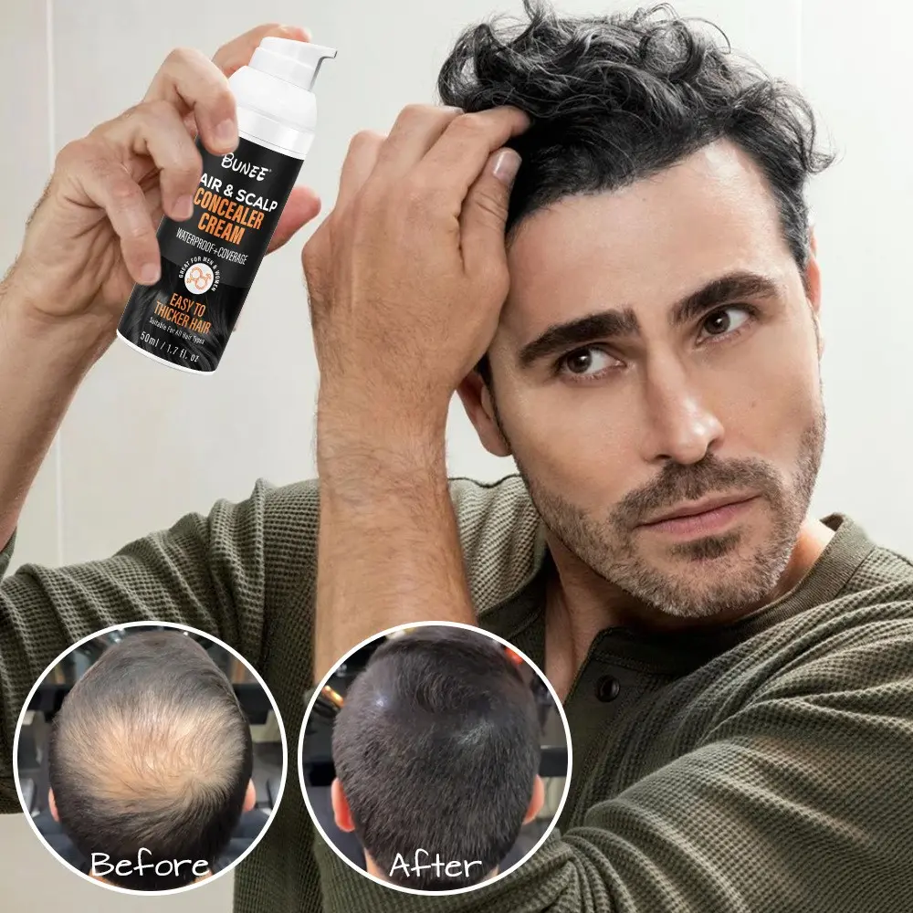 Scalp Concealer Cream, Hair Loss and Thin Hair Solution, Covers Sparse Hair, Nourishes Scalp, Thickening Hair Balm, Essential Hair Care Product, Root Enhancer, Haircare Solution, Visibly Thicker Hair