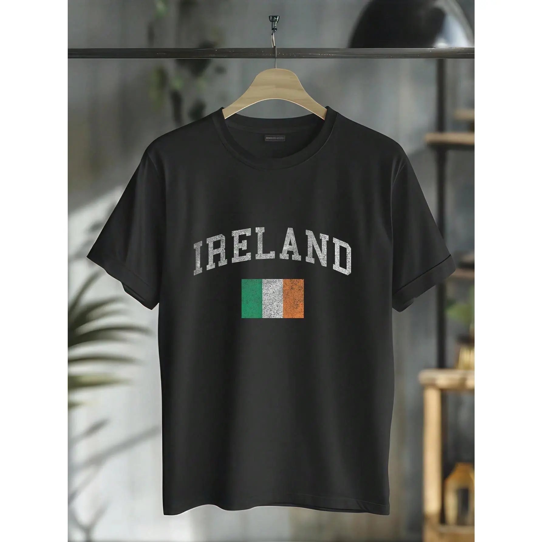 100% Cotton Retro Ireland Flag T-Shirt