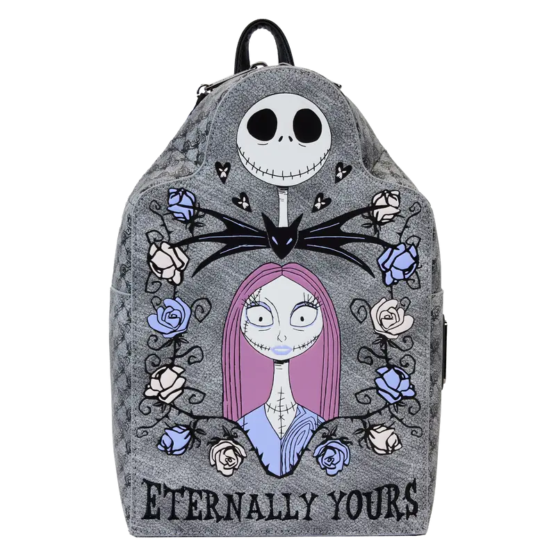 Nightmare Before Christmas Jack & Sally Eternally Yours Tombstone Mini Backpack