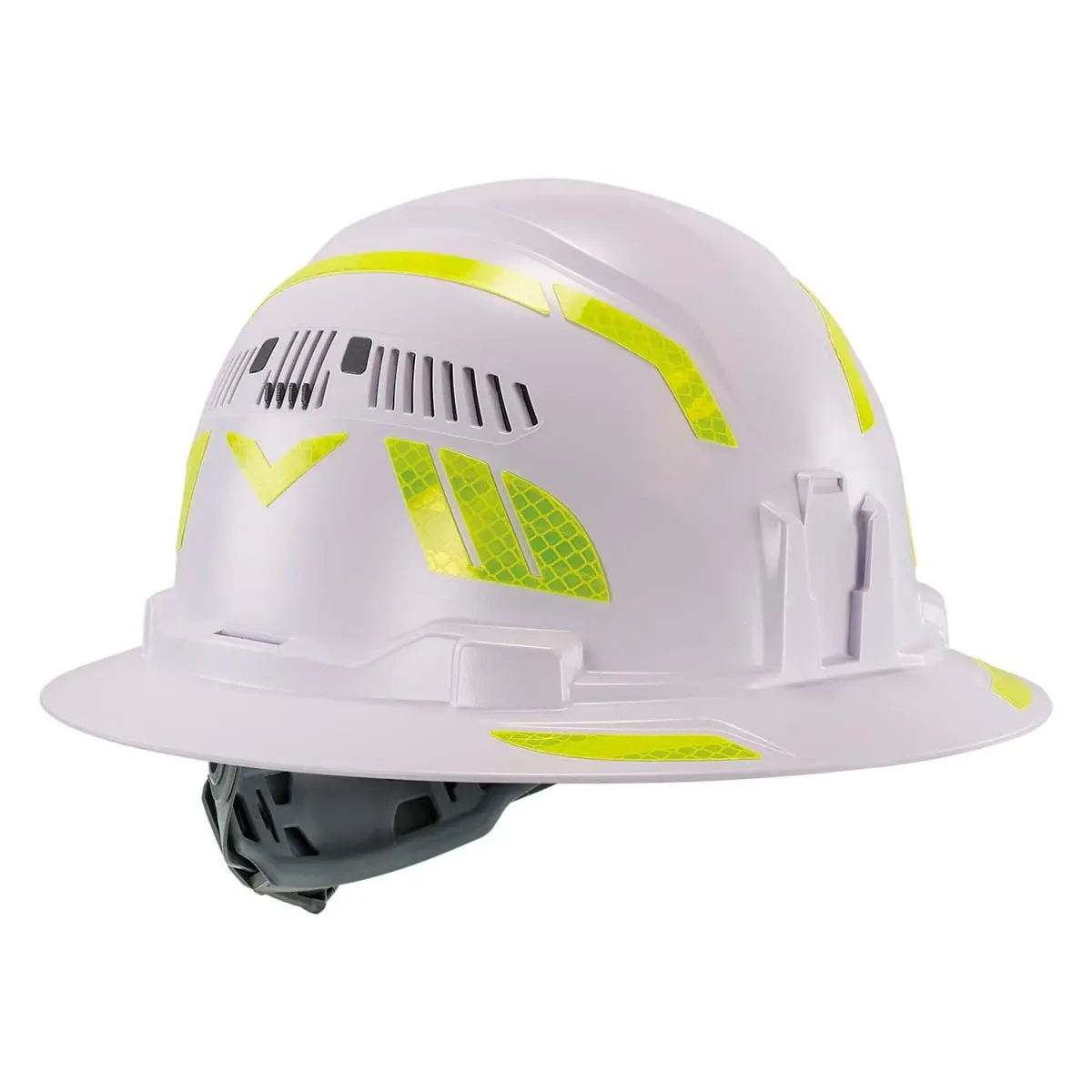 Ergodyne B3168789 Skullerz 8961 Prismatic Peel-Stick Reflective Stickers Kit, Hard Hat Compatible, for Work Use, Yellow, Increased Safety & Boosting Visibility, Helmets