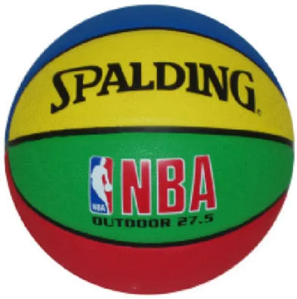 Spalding Outdoor Junior NBA Basketball - 27.5 in. Sports Collectibles Accessory with Durable Cover