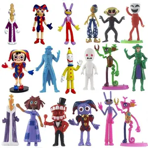 2026 new 6-12Pcs Cartoon Characters Figura Model PVC The Amazing Digital Circus Anime Action & Toy Figures For Kids Birthday Gift