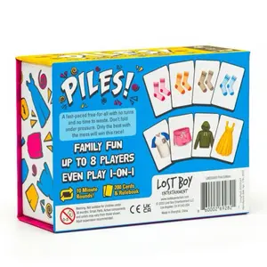 Lost Boy Entertainment Piles! Card Game: Memory Skills