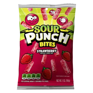 Sour Punch Strawberry Bites, 5oz Bag
