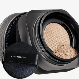 Loose Setting Powder Face Powder Makeup, Waterproof Oil Control Talc-Free 24H Longwear
